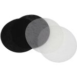 2x filtre � charbon actif, 2x filtre � graisses compatible avec moulinex t - 43, t - 41, t - 42 friteuse ...