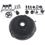 Filtre charbon rond type 210 ( l'unit) (484000008655) hotte rosieres, continental edison, candy, climadiff ...