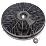 Filtre charbon rond (� l'unit�) 200x28 mm (00665713, f00049) hotte bosch siemens whirlpool