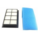 Filtre hepa et filtre mousse