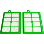 Filtre hepa - remplacement - 2 pi�ces - compatible avec philips et electrolux - pi�ces d�tach�es pour ...