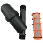 Filtre � mailles 3 / 4 en acier inoxydable cr�pine d'irrigation, filtre � eau pour jardin, irrigation ...