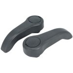 Finao france - 2 x poign�es de r�glage inclinaison si�ges grises droite et gauche pour renault clio 2 ...