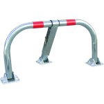 Finish - barriere de parking tube acierdiam 60 mm verrouillage automatique