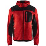 Veste tricote  capuche - 4930 - rouge / noir - m - blaklader