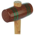 Finish - maillet bois dynachoc diam 50mm lg 290 mm manche hickory frette