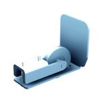 Finish - support extrmit de rail pour portail en porte  faux 1061g hercule - 9060 - mantion