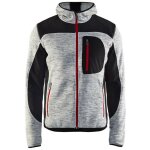 Blaklader - veste tricote  capuche - 4930 - gris clair / noir - m