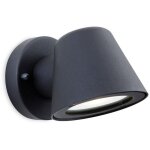 Firstlight elan - applique murale ext�rieure led 1 lumi�re noire ip44
