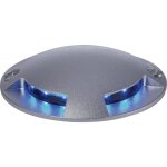 Firstlight products - firstlight - luminaire encastr led  12 lumires, 4 voies, aluminium, bleu ip67 ...