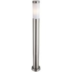 Firstlight products - firstlight plaza - 1 poteau de borne léger en acier inoxydable ip44, e27 Firstlight products - firstlight plaza - 1 poteau de borne léger en acier inoxydable ip44, e27