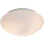 Firstlight products - firstlight vento - plafonnier rond de salle de bains � 2 ampoules en verre opale ...