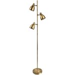 Firstlight products - firstlight vogue - lampadaire  3 ampoules en laiton antique, e14