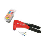 Coffret 48 rivets + pince à riveter pro + 1 foret spécial immatriculation Coffret 48 rivets + pince à riveter pro + 1 foret spécial immatriculation