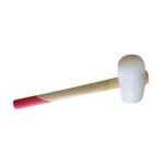 Maillet caoutchouc blanc d. 65mm 1060251 - fischer darex