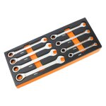 Fischer darex ? module mousse 8 cl�s mixtes � cliquet ? dimensions 18 x 40 x 5 cm ? mousse haute densit� ...