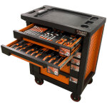 Fischer darex - servante d'atelier 6 tiroirs �quip�e 43 outils dans 6 modules