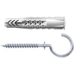 Fischer 094621 ux 8 x 50 r rh k nv cheville universelle 50 mm 1 set
