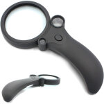 Fishtec - loupe 3 grossissements 2, 5x , 5x, 164x lumires led