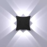 Fitags 8w applique murale exterieur interieur cob led moderne, �clairage mural en aluminium ip65 �tanche, ...