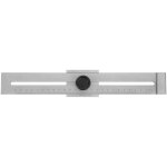 Fitags - trusquin de tra�age, 0 - 250mm calibre de marquage en m�tal, 0. 1mm pr�cision, r�gle de marquage, ...