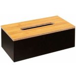 Five simply smart - bote  mouchoirs dco 'modern' 25cm charbon