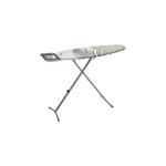 Five simply smart - table  repasser saphir  motifs grande feuilles - l 140 x l 39 x h 90 cm - beige ...