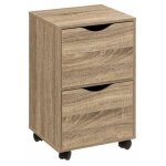 Five simply smart - tour de rangement '2 tiroirs' 56cm naturel
