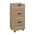Five simply smart - tour de rangement '3 tiroirs' 80cm naturel