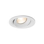 Fixation spot braytron tetra - e1, rond, blanc, orientable, diam�tre 95mm, aluminium
