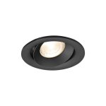 Fixation spot braytron tetra - e2, rond, noir, orientable, diam�tre 95mm, aluminium