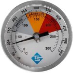 Flaming charbons jauge de thermom�tre pour fumoir de barbecue recalibrable