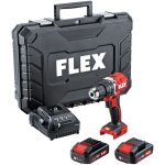 Flex ? perceuse - visseuse � percussion sans fil 18v avec 2 batteries 2. 5ah ? moteur sans balais ? couple ...