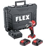 Flex - perceuse - visseuse sans fil dd 2g 18. 0 ec ld / 2. 5 set, 2x 2, 5 ah et chargeur en coffret