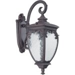 Fleur lanterne murale d'extrieur bronze antique, ip44 - maytoni