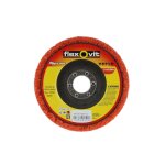 Disque abrasif incorpor rapid strip - 125 mm - grain 1 (trs gros) flexovit