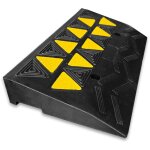 Floordirekt ? rampe de seuil antid�rapante en caoutchouc recycl� 50 x 28 x 8 cm ? pour fauteuils roulants ...