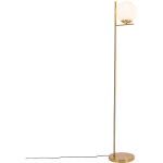 Flore - lampadaire - 1 lumi�re - h 150 cm - dor� / laiton - design - �clairage int�rieur - salon i chambre ...