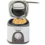 Fondue / friteuse 1 l - techwood tff - 81 - puissance 950w - thermostat r�glable de 80 � 190�c - panier ...