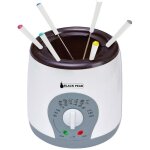 Fondue - friteuse lectrique - 1l - 800w - 6 personnes - blacpear bfr090