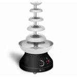 Helloshop26 - fontaine � chocolat 5 �tages 4 litres acier inoxydable
