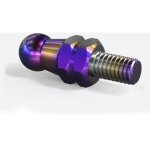 Foot pegs for motorcycle, pedal floor nail screw motorcycle universal 6 mm pedal limit bolt high hardness ...