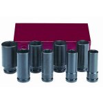 Douilles a choc longues carre 3 / 4 coffret de 8 douilles