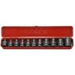 Douilles impact torx femelles a choc carre 1 / 2 coffret de 11 douilles