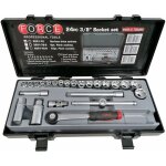 Douilles super lock carre 3 / 8 en coffret dimensions de 6  22