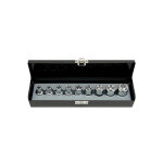 Douilles torx femelles de e10  e24 presentees en coffret