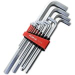 Force - jeu de cles males 6 pans allen btr longues 2 a 19 mm - 13 pcs