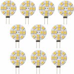 Forehill - 10x ampoule led g4 non dimmable blanc chaud 2700k 180 � faisceau ampoule de lumi�re remplacement ...