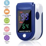Forehill oxym�tre �cran tft moniteur de pouls portable doigt bleu et blanc