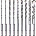 Forets � b�ton 9 pi�ces 5 - 16mm ? longueur 160mm ? sds - plus pour perceuse � percussion ? mat�riau ...